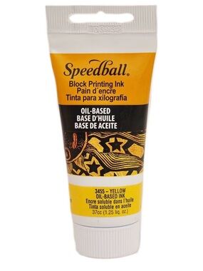 🔥5 FOR $25🔥 Speedball Yellow Oil-Based Block Printing Ink, 1.25 oz